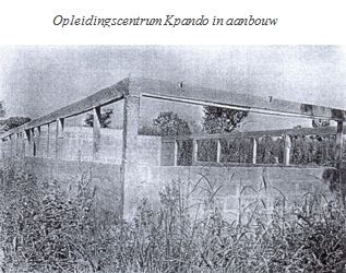 Opleidingscentrum Kpando in aanbouw